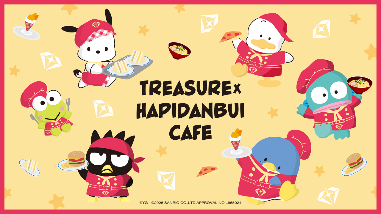 TREASURE×HAPIDANBUI CAFE